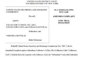 The Securities and Exchange Commission (SEC) alleges that Collectors Café, an online memorabilia auction company, and its CEO Mykalai Kontilai, illegally tried to stop investors from reporting misconduct to the government in violation of the SEC’s whistleblower protection rules.  The SEC already sued Kontilai and Collectors Café for operating a “fraudulent $23 million securities offering based on false statements to investors.”