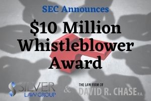 On October 29, 2020, the SEC (Securities and Exchange Commission) announced that it had awarded more than $10M to a whistleblower who provided original information that prompted an investigation.  A press release on the award stated that the whistleblower provided “substantial, ongoing assistance to SEC staff throughout the investigation.” The release notes that the whistleblower communicated with SEC staff over 12 times and, in addition to providing evidence, also helped the SEC understand communications and complex issues.  The Chief of the SEC’s Office of the Whistleblower, Jane Norberg, noted that the whistleblower took other measures before going to the SEC. “After reporting internally and receiving no satisfactory response, the whistleblower alerted the agency to the securities violation and played a critical role during the investigation,” Norberg said.  The whistleblower chief went on to say that this award shows how important whistleblowers are to investigations and helping the SEC save time and money.