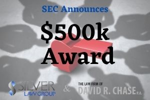 In yet another tip that yielded a successful investigation, the SEC awarded $500,000 to two whistleblowers who provided cruicial information. In addition to the SEC, other law enforcement agencies were involved in stopping the continuing investor fraud. The press release indicated that the individuals offered the agencies “substantial, ongoing assistance that focused the investigation.” The information saved the involved agents time and additional resources. There were multiple SEC actions as well as “a related action from another government agency.”   The SEC depends on whistleblower tips to find and/or continue investigations into securities fraud and other criminal acts that harm investors. Tips like these can fill in gaps that investigators might now otherwise discover on their own, and help bring wrongdoers to justice sooner. Payments like these are made from an investor protection fund established by Congress. The funds come from monetary sanctions paid to the SEC by those who violate the law. Information that leads to a successful SEC action can see whistleblowers awarded monies. The usual awards are between 10% and 30% in cases that net over $1M in fines and sanctions. In this case, the two whistleblowers will split the $500,000 award 50/50.