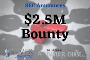 On April 9, 2021, The SEC announced the award of $2.5 million to a whistleblower for information and assistance that led to a successful enforcement action.  This case involved a breach of fiduciary duty that was owed to investors. The SEC determined that the individual voluntarily provided “significant ongoing assistance” which included information and meeting with staff. This whistleblower provided key information that helped the SEC bring their enforcement action.  The company was engaged in ongoing violations of the federal securities laws, which led to law enforcement interest. Additionally, the whistleblower also reported  concerns internally to the company prior to notifying the SEC.  A second claimant was involved in this case, but the SEC’s Claims Review Staff (CRS) determined it ineligible. The claimant decided not to request a review of this preliminary determination.   The SEC decides on an award by treating both the administrative and judicial facts as a single “covered action,” since the case arose from the same information. An SEC bounty can be anywhere from 10% to 30% of recovered funds that total over $1 million from civil monetary penalties and disgorgement. These bounties are never taken from defrauded investor funds.