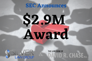 The SEC’s Office of the Whistleblower has awarded another bounty to someone who helped by offering information.  The individual involved provided original information that led to a successful enforcement action. The information provided by the individual assisted the SEC with both administrative and judicial actions, and were treated as a single “Covered Action.”  Emily Pasquinelli, Acting Chief of the SEC’s Office of the Whistleblower, said that, “The whistleblower alerted the SEC to previously unknown conduct and then provided substantial additional assistance, which conserved a considerable amount of SEC resources.”  A second individual who submitted information was not awarded a bounty and did not seek reconsideration of the decision.