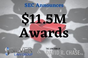 The SEC continues awarding monies to whistleblowers who assist staff with information that either leads to a successful enforcement action or makes things easier for investigative staff.  Two whistleblowers have been awarded a combined bounty of $11.5 million. The first whistleblower received an award of nearly $7 million, and the second received $4.5 million for information and assistance in the case.  In the SEC’s order, Secretary Vanessa Countryman stated that:  Both claimants had independently and voluntarily provided the SEC with credible and relevant information in regards to the company in question leading to a successful enforcement action The first claimant “persistently” contacted the SEC with information for years before staff finally opened an investigation Claimant 1 was also the primary source of information for the investigation, offering information that would have been nearly impossible for staff to uncover otherwise This included the identification of witnesses and helping SEC staff understand the “complex fact patterns” involved in the case The first individual “made persistent efforts to remedy the issues, while suffering hardships” Claimant 2 also voluntarily offered information that was based on “recent experience” and offered staff a “better understanding” of the issues This whistleblower also offered considerable assistance to staff throughout the investigation and assisted SEC staff evidence requests and settlement negotiations However, Claimant 2 delayed reporting to the SEC for “several years” after learning of the wrongdoing, which led to an appropriate reduction of the award  As always, all identifying information regarding the whistleblowers is kept confidential in compliance with the Dodd-Frank Act. The SEC has surpassed the $1B mark in awarding whistleblowers, which is not taken from recovered investor’s monies.