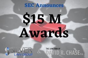 The SEC has announced its latest whistleblower awards for two individuals in the same case.  The first whistleblower received a bounty of more than $12.5 million after alerting the SEC to an ongoing fraudulent scheme. As a result, SEC staff initiated an investigation and the whistleblower offered continued support to them.  The second whistleblower received more than $2.5 million. This individual’s information was more “limited in nature,” but was also significant in the eventual enforcement action.  The information from both whistleblowers was original and submitted voluntarily. Information from both whistleblowers was substantial in nature and led to the successful SEC enforcement action. The amounts reflect the amount of contribution each offered. The order called the first whistleblower’s contribution “more significant.”