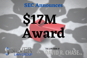 In a recent press release, the SEC announced that it has awarded an individual a bounty of $17 million for their assistance as a whistleblower.  The individual provided information that led to the SEC opening an investigation. Additionally, the individual gave continued assistance to SEC staff, speaking with them on multiple occasions.  Information provided by this individual led to both a primary covered action as well as a secondary related action. The related action had considerable interest from law enforcement. Both actions were successful and led to charges, based on the information regarding conduct provided by the individual whistleblower. This led to two successful enforcement actions—a covered action and a related action—and the award totaling $17 million.  "Today’s award underscores the SEC’s commitment to rewarding meritorious whistleblowers who provide valuable information and exemplary cooperation that advance the agency’s enforcement efforts," said Creola Kelly, Chief of the SEC’s Office of the Whistleblower.  The SEC has now awarded more than $1.3 billion to 278 whistleblowers since the introduction of the program in 2012. The identities of the whistleblowers are kept confidential under the Dodd-Frank Act, and no identifying information is released.