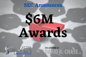 In a recent press release, the US Securities & Exchange Commission (SEC) announced the award of more than $6M in bounties in two separate orders. Both orders involve providing information to the SEC for two covered actions.  In the first order, the whistleblower was described as an “outside professional” who was the target of a product solicitation. Believing the product to be misrepresented, the individual contacted SEC staff to notify them of the activity. SEC staff opened an investigation, and the individual offered original information and continual assistance that led to a successful enforcement action. The Claims Review Staff (CRS) awarded this whistleblower “more than $3 million.”  In the second order, CRS awarded “over $3 million” after the individual voluntarily provided original information that produced another successful enforcement action. The whistleblower in this order was an insider who first filed an internal report, and then submitted detailed information to the SEC. The SEC subsequently initiated an investigation into the allegations. This whistleblower met with staff, offered additional information, and identified relevant and important witnesses and documents throughout the investigation.