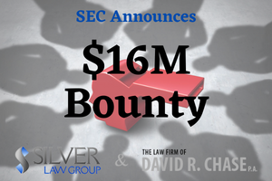 Once again, two SEC whistleblowers will receive bounties through the SEC’s Office of the Whistleblower, following a successful enforcement action.  The first SEC whistleblower receives $13 million after voluntarily providing information that initiated the investigation. They notified SEC staff of the firm’s “abusive practices” for several years prior to the opening of the investigation.  Some of this information led to activity that would have been otherwise hard for SEC staff to uncover. The SEC also used information from the investigation in settlement proceedings with the firm’s legal counsel.  Their assistance also helped SEC staff to understand the facts of the case. This individual provided ongoing and continuing assistance including witness identification and obtaining documentation. Through the process, the whistleblower also suffered personal hardship as a result.