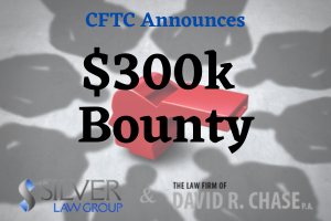 The Commodity Futures Trading Commission (CFTC) announced an award of more than $300,000 to a whistleblower who submitted information to the agency regarding a company’s misconduct.

Information from the whistleblower was “precise,” and described exactly the activity involved, leading to the CFTC’s Enforcement Division to open an investigation. The individual provided continual assistance during the investigation, offered additional evidence along with interpretations and explanations for CFTC staff. As a result, CFTC staff were able to move forward with the investigation while conserving resources.