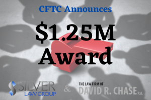 The latest $1.25 million award from the Commodities Futures Trading Commission (CFTC) goes to a whistleblower who first reported misconduct internally to their employer, who then ignored the report. Following 120 days of the company’s inaction, the individual submitted the information to the CFTC, who immediately opened an investigation.

As part of the CFTC’s “safe harbor” rule, the whistleblower must wait 120 days after reporting internally before submitting information. This is the first time the CFTC’s 120-day “safe harbor” provision has applied to a whistleblower who worked in an auditing or internal compliance capacity. Individuals in these positions have more stringent requirements. This whistleblower complied with those requirements when reporting.

The information from the whistleblower was original and given voluntarily. It was the only reason the CFTC opened its investigation. The information “was quite significant,” according to the order, calling it “useful” during the investigation.